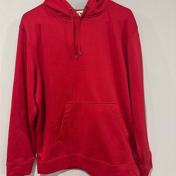 Athletic Works Medium Bold Red Men's Hoodie - Picture 2 of 4
